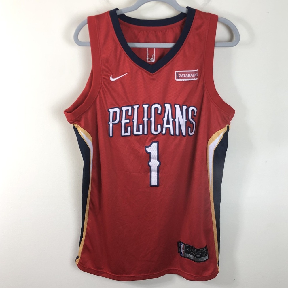 New Orleans Pelicans Zion Williamson #1 Swingman Jersey Size L (48) Red NBA